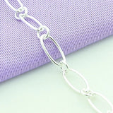 925 Silver Chain Bracelet for Women Wedding Party Jewelry