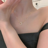 925 Silver Charm Diamond Planet Pendant Necklace Women Wedding Jewelry