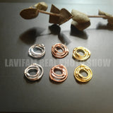 925 Sterling Silver Circle Round Hoop Earrings Small Earring Geometric Silver S9