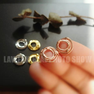 925 Sterling Silver Circle Round Hoop Earrings Small Earring Geometric Silver S9