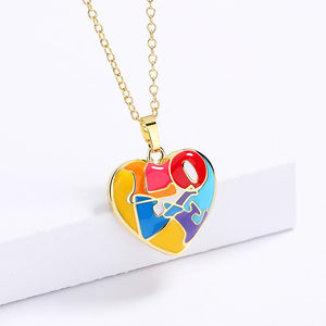 925 Silver LOVE Letter Heart Pendant Necklace Wedding Party Jewelry