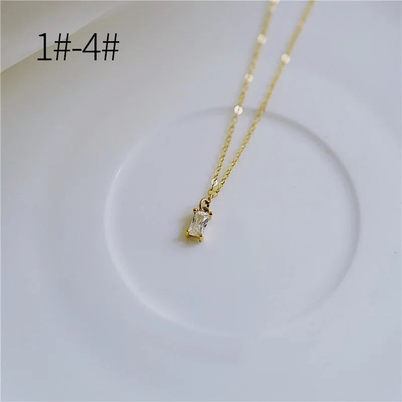 925 Silver Diamond Envelope Pendant Necklace for Women