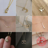 925 Silver Diamond Envelope Pendant Necklace for Women