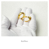 925 Silver Personalized Ear Studs Smooth Woman Earrings