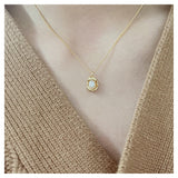 925 Silver Pearl Necklace for Women Delicate Jewelry