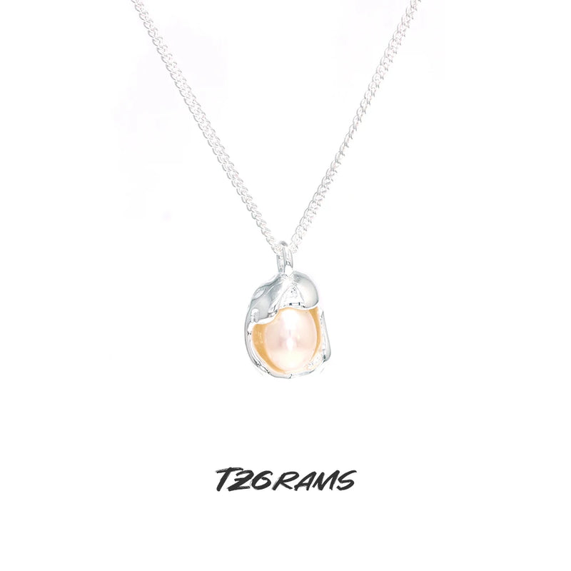 925 Silver Pearl Necklace for Women Delicate Jewelry