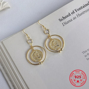 Vintage Palace Style Dangle Earrings Women Jewelry