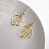 Vintage Palace Style Dangle Earrings Women Jewelry