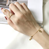 925 Sterling Silver Retro Vintage Skull Bracelet