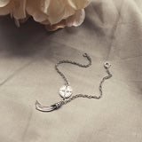 925 Sterling Silver Tassel Bracelet Women Jewelry
