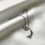 925 Sterling Silver Tassel Bracelet Women Jewelry