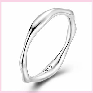 925 Silver Eternal Ring Stackable Zircon