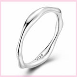 925 Silver Eternal Ring Stackable Zircon