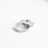 925 Silver Geometric Round Earrings Party Jewelry