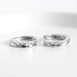 925 Silver Geometric Round Earrings Party Jewelry