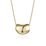 925 Silver Beans Necklace for Women Wedding Engagement Party Gift Animal Chain