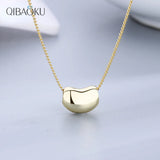 925 Silver Beans Necklace for Women Wedding Engagement Party Gift Animal Chain