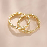 925 Silver Hoop Earrings with Chain for Women Wedding Party