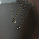 925 Silver Heart Pendant Necklace for Women, Girlfriend Jewelry Gift