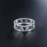 925 Silver Mickey Ring For Women Wedding Party Gift