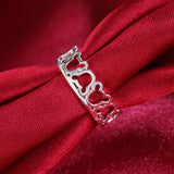 925 Silver Mickey Ring For Women Wedding Party Gift