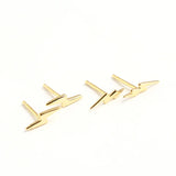 925 Silver Lightning Stud Earrings Party Banquet Jewelry Gift