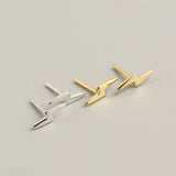 925 Silver Lightning Stud Earrings Party Banquet Jewelry Gift