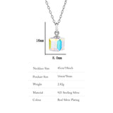 925 Silver Necklace with Austria Crystal Plated Chain for Women