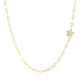 925 Sterling Silver Diamond Necklace Korea Fine Jewelry