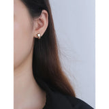 925 Silver Love Earstuds Women's Versatile Earstuds