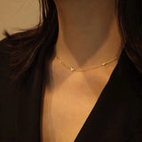 925 Silver Three Heart Necklace Wedding Jewelry Gift
