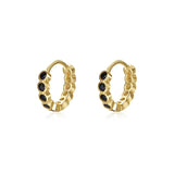 925 Silver Vintage Zircon Stud Earrings for Women