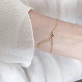 925 Silver Vintage Wave Bracelet for Women Ocean Beach Party Jewelry