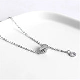 925 Silver Clavicle Chain Necklace for Women Wedding Party