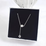 925 Silver Clavicle Chain Necklace for Women Wedding Party