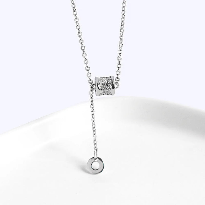 925 Silver Clavicle Chain Necklace for Women Wedding Party