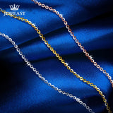 925 Silver Woman & Man Necklace Yellow Rose Chain Hot Gift For Girl