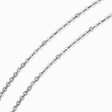 925 Silver Woman & Man Necklace Yellow Rose Chain Hot Gift For Girl