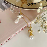 925 Silver Single Pearl Necklace Pearl Drop Pendant