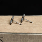 925 Silver Eye Of Horus Stud Earring Star Of David