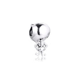 925 Silver Skeleton Girl Charm for Bracelets, Bangle Beads