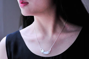 925 Silver Sleeping Cat Necklace Pendant for Women - Lady Gift