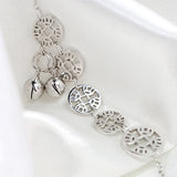 925 Silver Small Cross Anklet Women Ankle Bracelet Foot Jewelry