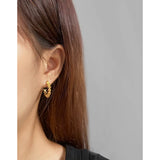925 Sterling Silver Small Keel Ear Studs Female