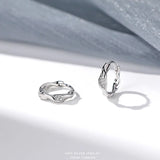 925 Silver Huggie Earrings for Women Fine Statement Jewelry