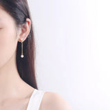 925 Silver People Shell Pearl Earrings