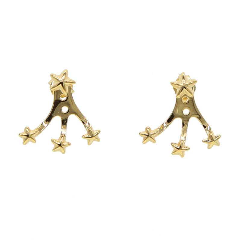 925 Silver Sea Star Stud Earrings for Women