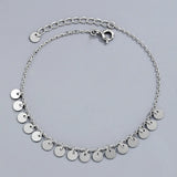 925 Silver Round Tassel Bracelet for Women
