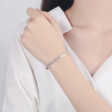 925 Silver Round Tassel Bracelet for Women