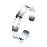 925 Silver Cuff Bangle Bracelet Women Jewelry